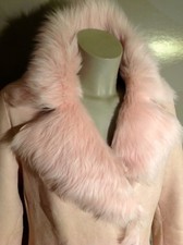 MADELEINE LUXUS Lammfelljacke Gr. 38-40 rosa Perlmuttschimmer NEU ❗️