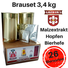 Gozdawa Kenner Expert 3,4kg BRAUSET Bierkit Malzextrakt Hopfen Bierhefe Brauen