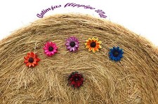 Ansteckblume Wolle Blüte Hippie Festival Accessoires Bunte Blüte  Filz Blume