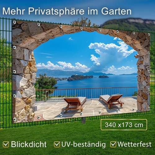 Garten sichtschutz plane - garten, pvc
