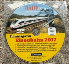 BAHN EXTRA DVD Filmmagazin 2017 ICE 4, Probefahrt Bremen-Buchholz, Plandampf