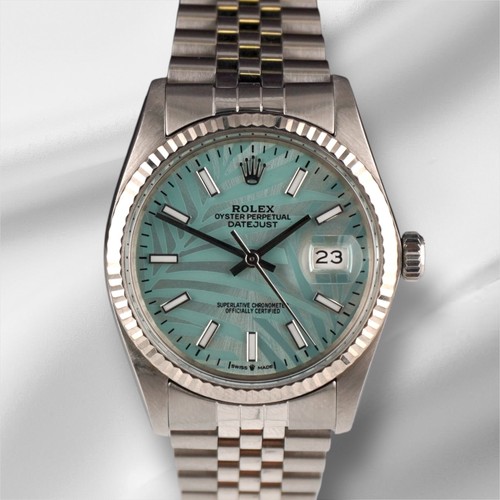 Rolex 36mm datejust stahl - rolex,