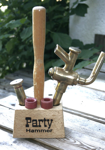 Bier zapfset mit zapfhahn - bier,