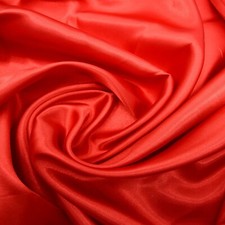 Satin Rot Stoff Glanz Gardinen Dekostoff Hochzeits Blickdicht