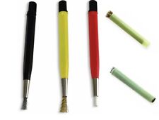 ROSTRADIERER MIT HÄRTEEINSTELLUNG STAHLBORSTEN MESSINGBORSTEN GLASFASERBORSTEN