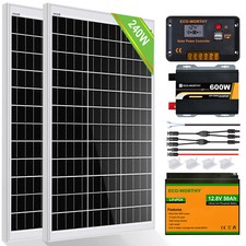 240W Solaranlage Komplettpaket