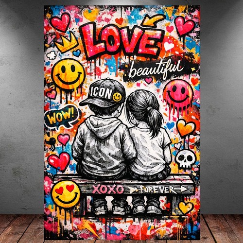 Leinwand bild xxl abstrakt - er,