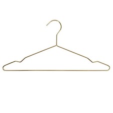 3er-Set Kleiderbügel - goldfarben - Metall