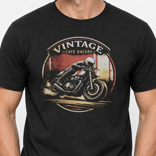 Vintage cafe racer - racer, motorrad