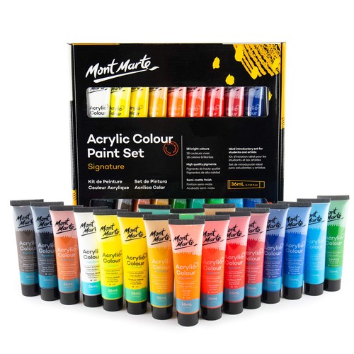 Acrylfarben set premium - –, 18