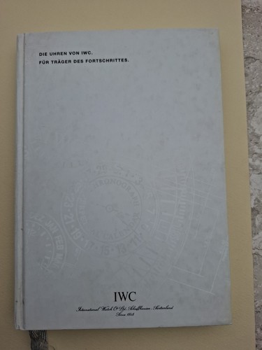 Iwc katalog preisliste - katalog, m.