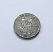 USA: Half Dollar 1937 "DANIEL BOONE BICENTENNIAL", KM 165.2, prägefrisch/unc.