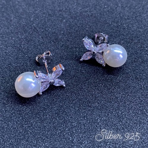Blume ohrstecker stecker - ohrstecker,