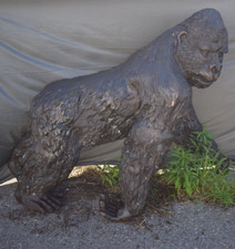 XXL Gorilla, Bronze, massiv, l=146cm, h=115cm
