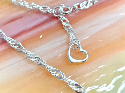 Fußkette silber 925 singapur - fußkette,