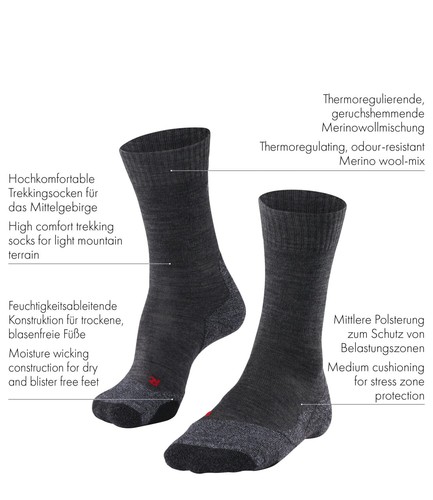 Falke herren wandersocken tk2 - herren,