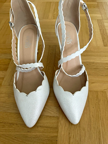 Damen slingback pumps weiß - pumps,