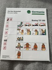 Safety Card Germania * Boeing 737-300