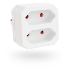 greate Doppelstecker für Steckdose 2fach - Steckdosenadapter, Doppelsteckdose