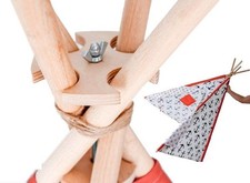 Tipi Zelt Stabilisator aus