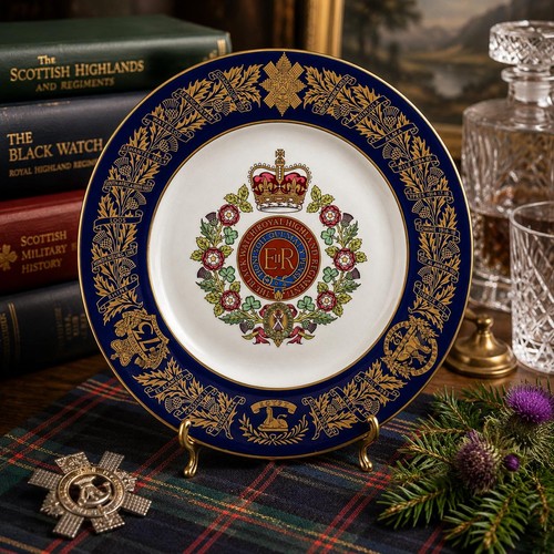 Spode black watch - watch, royal