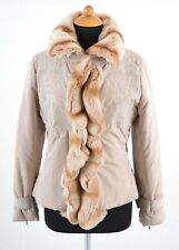 A1769 JACKE MIT KANINCHEN FELL BESATZ PELZ PELZJACKE AIRFIELD RABBIT FUR JACKET
