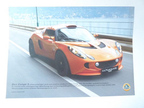 Lotus exige prospekt - ★,