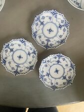 Halbspitze Musselmalet v. Royal Copenhagen , 3 Kleine Teller