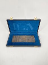 * FREIMAURER LOGE FURCHTLOS UND TREU STUTTGART BRONZE PLAKETTE ABZEICHEN