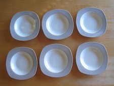 6 St. Ritzenhoff &Breker R&B Flirt Alina Grey Suppenteller Tiefeteller Teller 