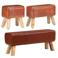 Vintage Sitzbank Echt Leder