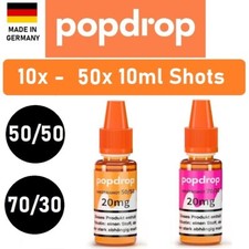 Nikotin Shots 20mg Nikotin 10ml Shots | VG/PG 50/50 70/30 Shot Base für E Liquid