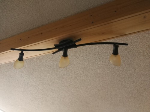 Deckenleuchte schwarz metall - -,