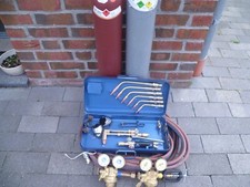 Schweiß-Set EWO  mit Zubehör 10 l Sauerstoff- und 10 l Acetylenflasche gefü.