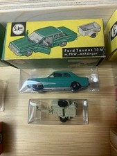Siku V 246 Ford 15 M mit Anhänger unbespielt in OVP MIB Schachtel Box