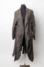 ?Lagenlook edel Crash Mantel Gr. L 46 48 50 In Sein grau khaki  ?