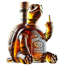 2025 Lustige Mittelfinger Whisky Glas 350ML - Einzigartige Schildkröte