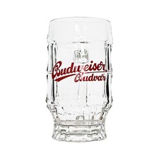 Budweiser Budvar Bierkrug Glas Krug Seidel 0,2l Gläser Bierglas Krüge Humpen