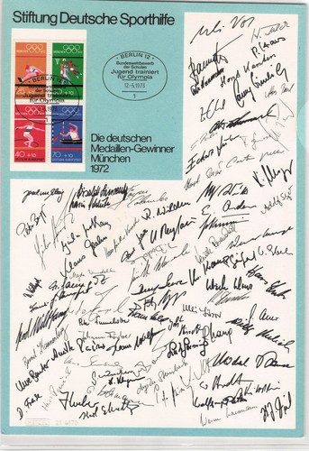Autogrammkarte die deutscher - autogrammkarte,