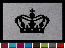 FUSSMATTE Schmutzmatte KRONE Flur Eingang WG Wohnung Frau Einzug Viele Farben