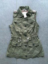 Hollister Weste oliv im