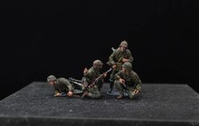 D6282 Normandie Honenstaufen Division Militär WWII 1:35 Figuren Bemalt Diorama