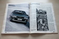 Auto Motor Sport AMS 05/1982 Audi Coupe GT 5E mit 130PS in einer ersten Vorstell