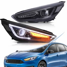 VLAND LED Projektor Scheinwerfer Für 2015-2018 Ford Focus Sequenzieller Blinker