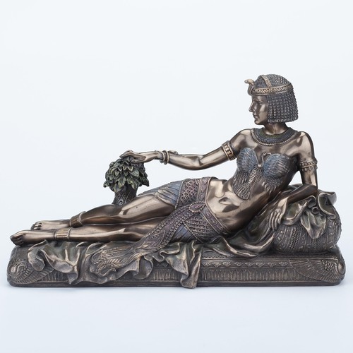 Kleopatra bronzefigur - kleopatra,