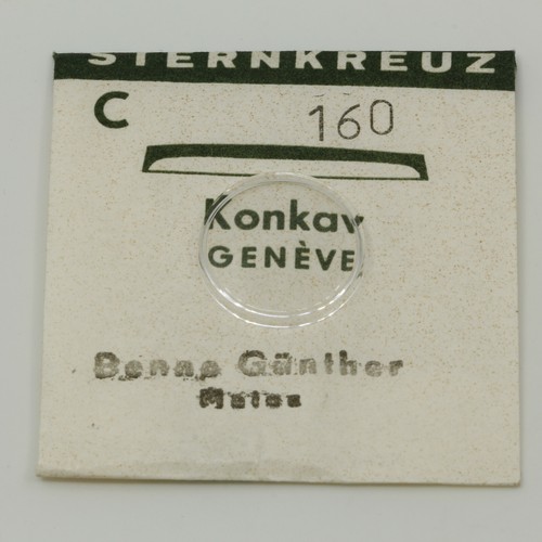Uhrenglas sternkreuz konkav - sternkreuz,