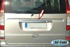 EDELSTAHL BLENDE über KENNZEICHEN KOFFERRAUM passend für MB VITO|VIANO W639