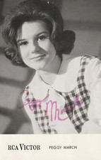 original signiertes Autogramm von Peggy March