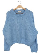 RICH & ROYAL Oversized Pullover Damen Pullover Gr. DE 40 blau Casual-Look