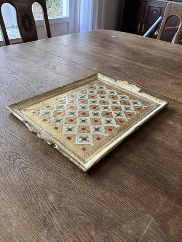 Vintage florentiner tablett - vintage,